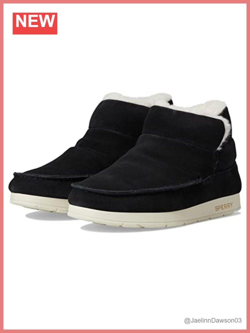 Suede Ankle Bootie Slip On Winter Boot Microfleece Lined